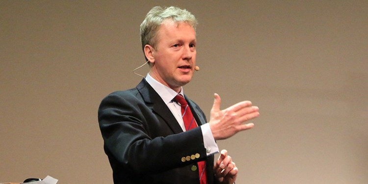 David Cairns, Storbritanniens ambassadör i Sverige, var en av talarna på konferensen